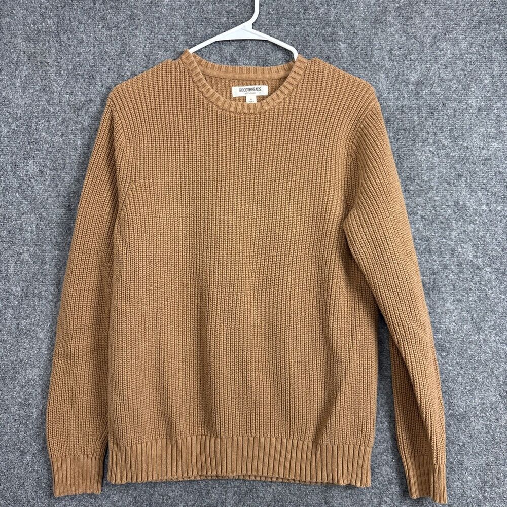 Goodthreads Cable Knit Sweater Mens Size S Brown Fall winter Staple